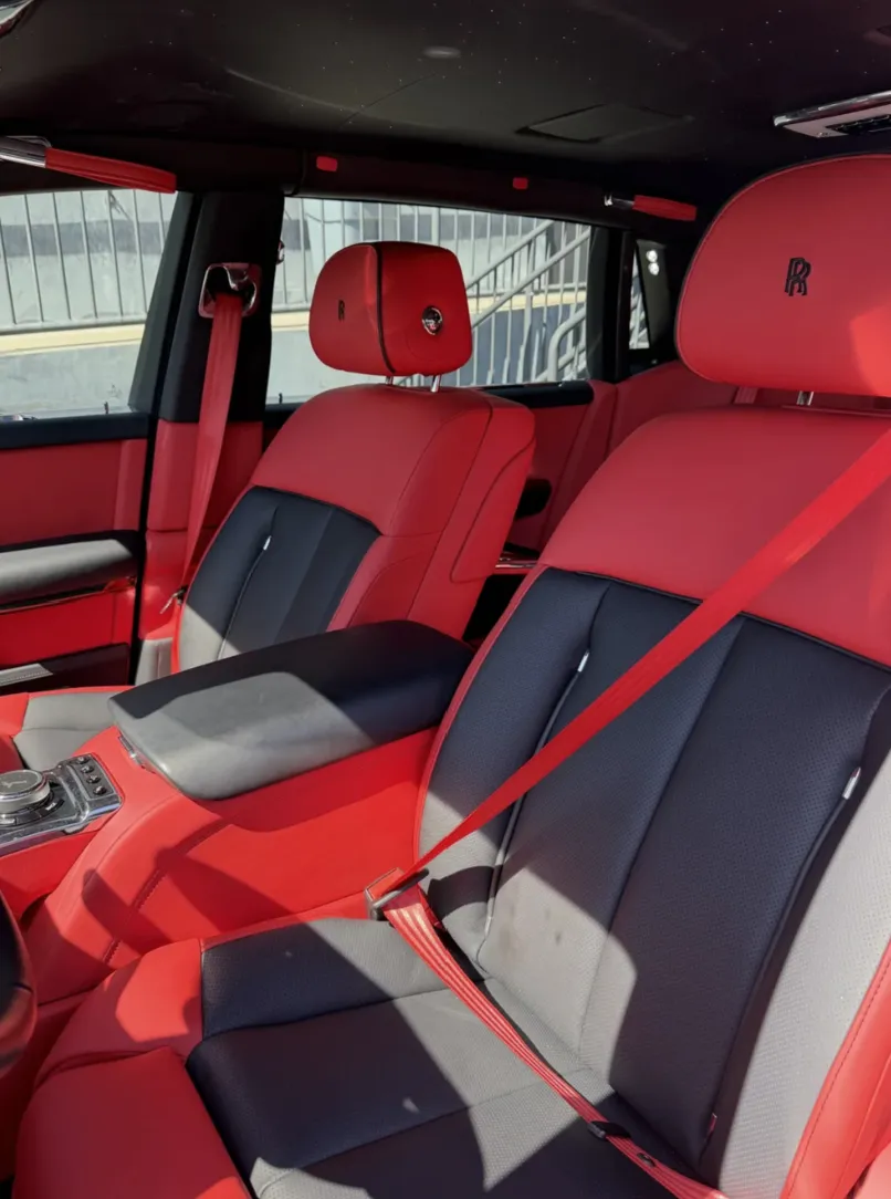 Rolls-Royce Ghost — Red & Black Interior