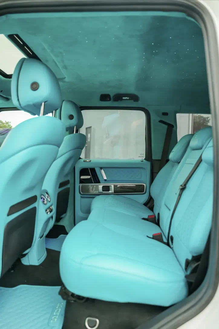 Mercedes-Benz G63 — Tiffany Turquoise Interior
