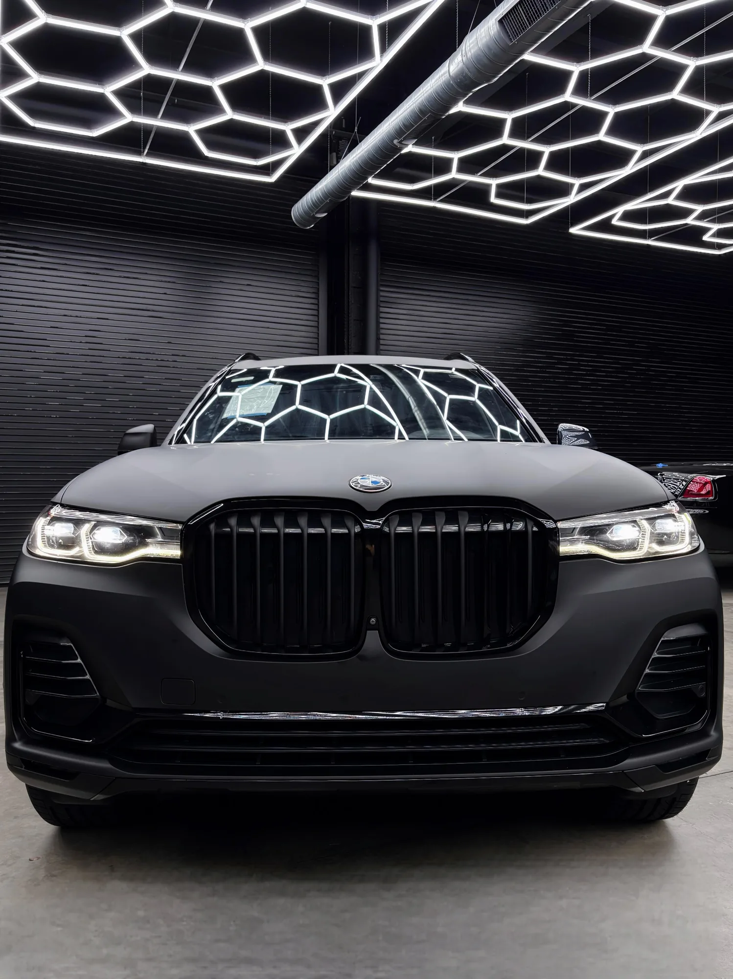 BMW X7 — Matte Black Satin Wrap