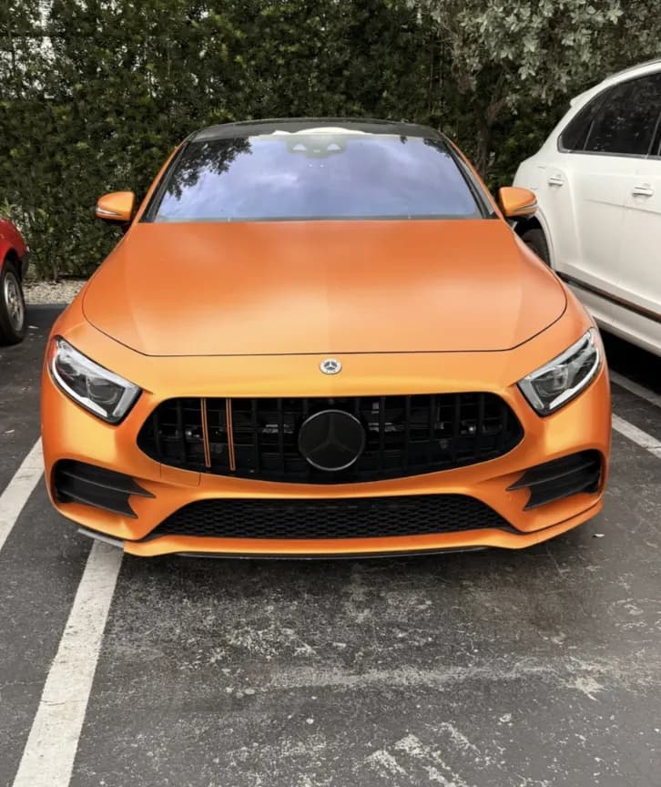 Mercedes-AMG — Satin Orange Wrap