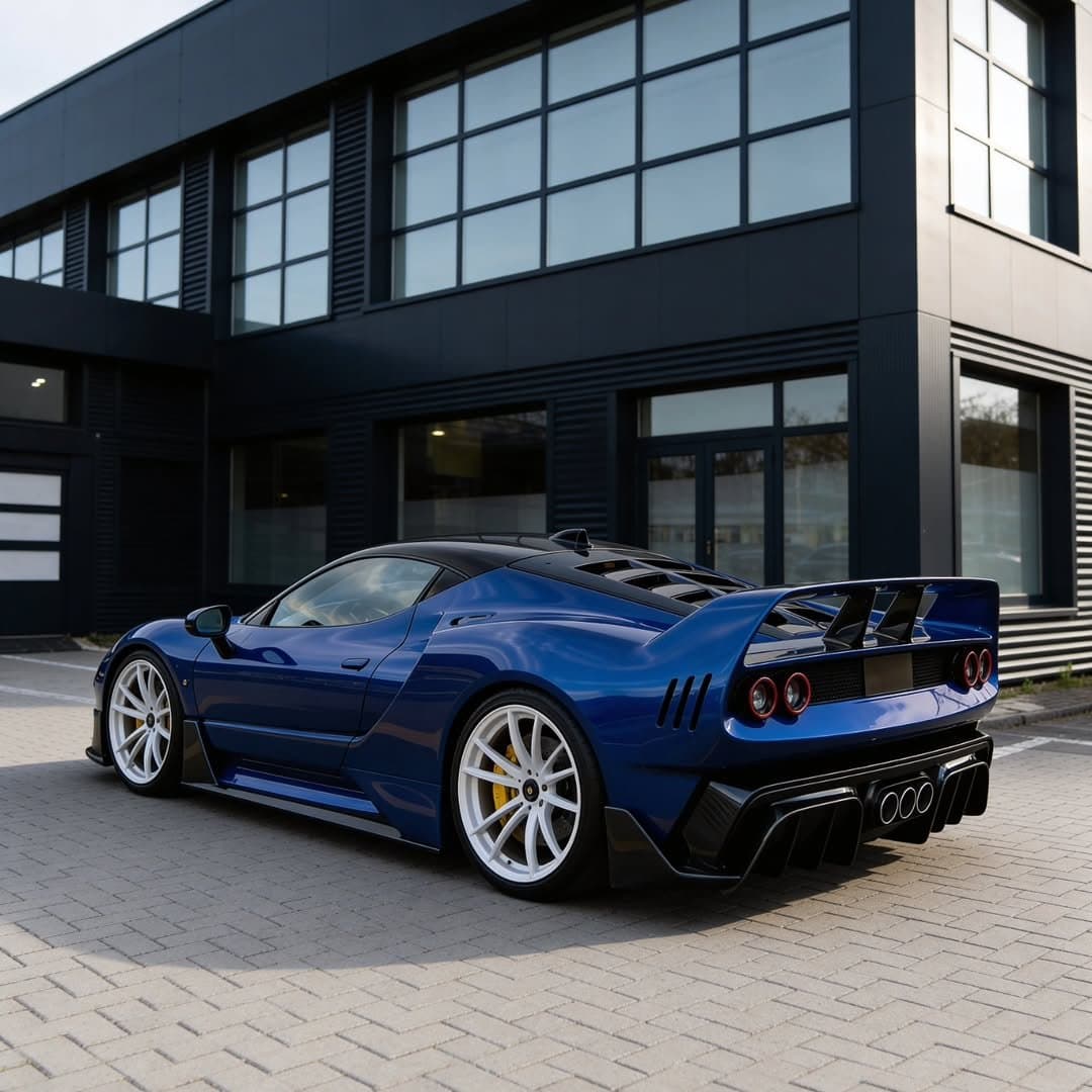 Cobalt-blue Venuum hypercar concept with Venuum body kit (26)